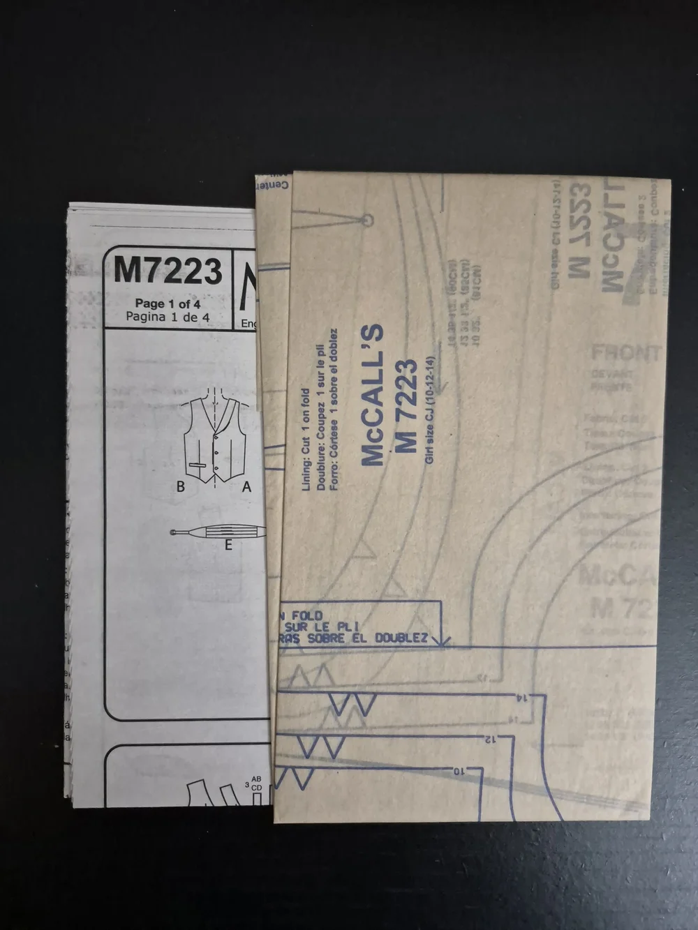 McCall's Pattern M7223 Size CJ *UNCUT*